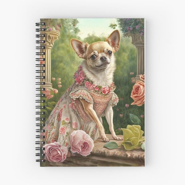 Item preview, Chihuahua Dog in Flower Dress  Digital Art designed and sold by candiscamera.