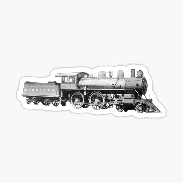 "Vintage "American" Type Steam Sticker for Sale by
