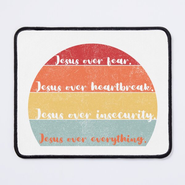 Item preview, Jesus over Everything. Boho religious design, beautiful on anything designed and sold by Trendphics.