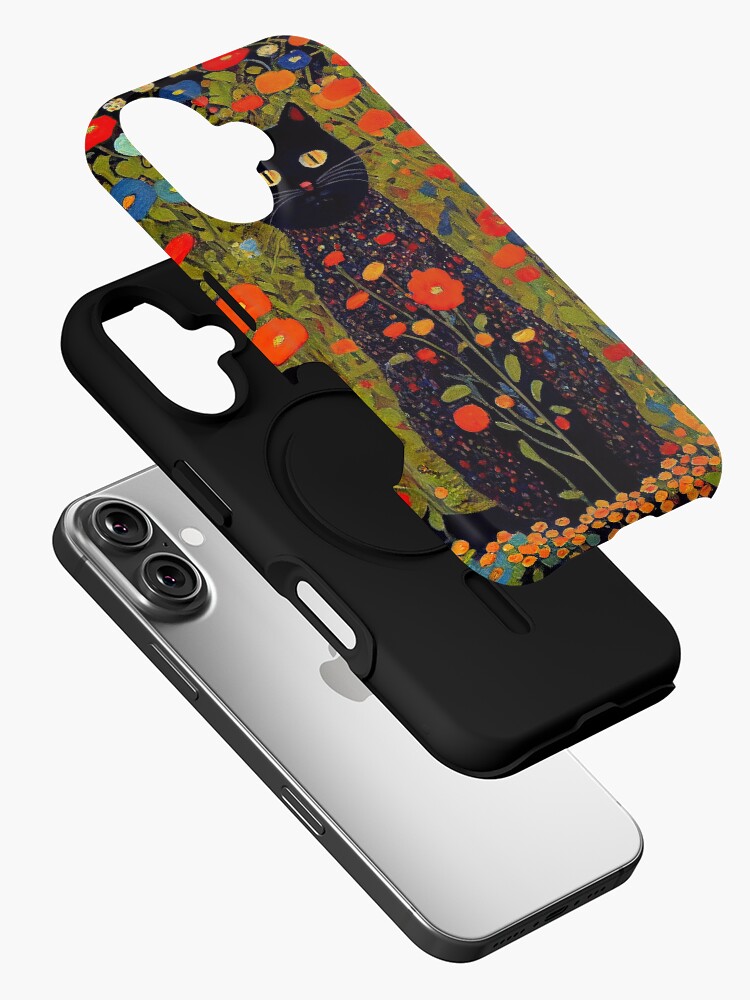 Aperçu 2 sur 4. Coque iPhone avec l'œuvre Klimt's Garden créée et vendue par Ottaviana.