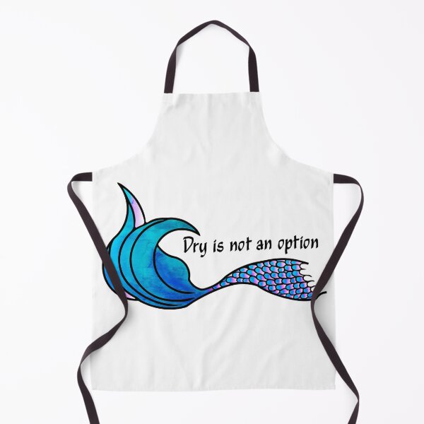 Item preview, Dry Is Not An Option Mermaid Tail tie-dye blues designed and sold by SunnyDazDesign.