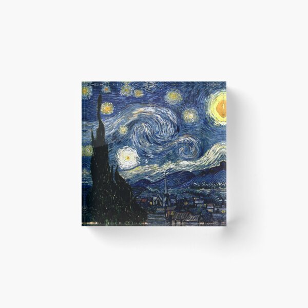 Item preview, starry night star night van gogh paint designed and sold by arthistory.