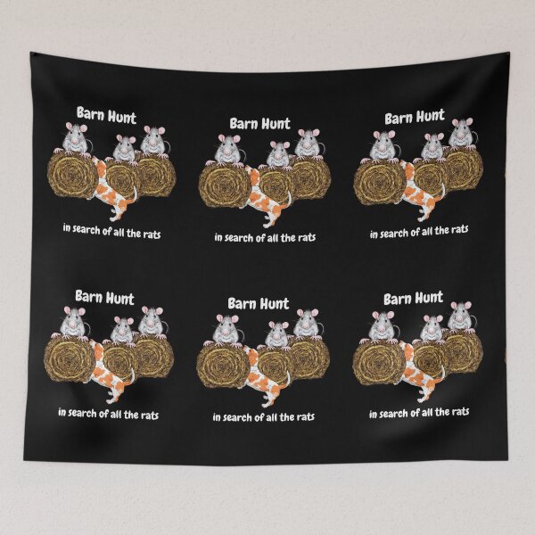 Item preview, Funny Barn Hunt - in search of all the rats with a Bassett Hound designed and sold by Just4doglovers.
