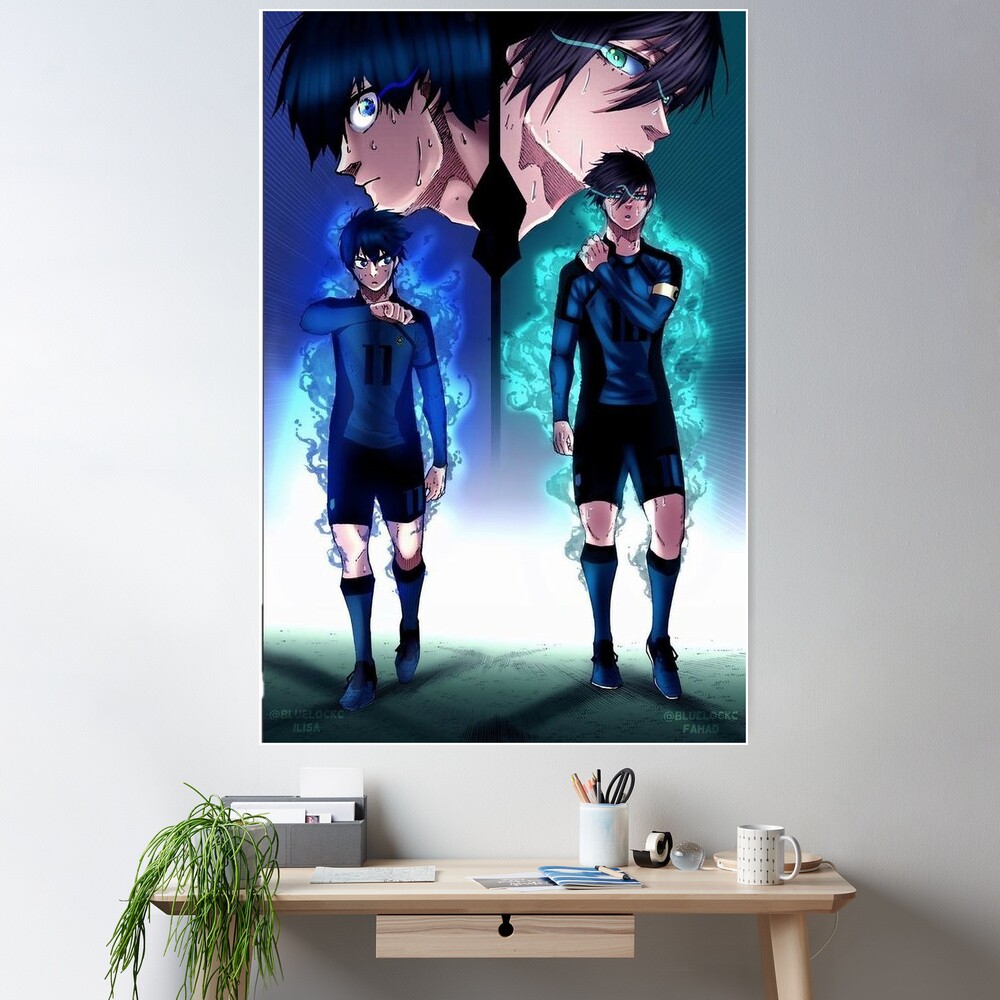 MXDL Blue Lock Anime Poster Isagi Yoichi Vs Itoshi Rin Poster 90s Canvas  Wall Art Room Aesthetic Decor Posters 12x18inch(30x45cm) : Buy Online at  Best Price in KSA - Souq is now