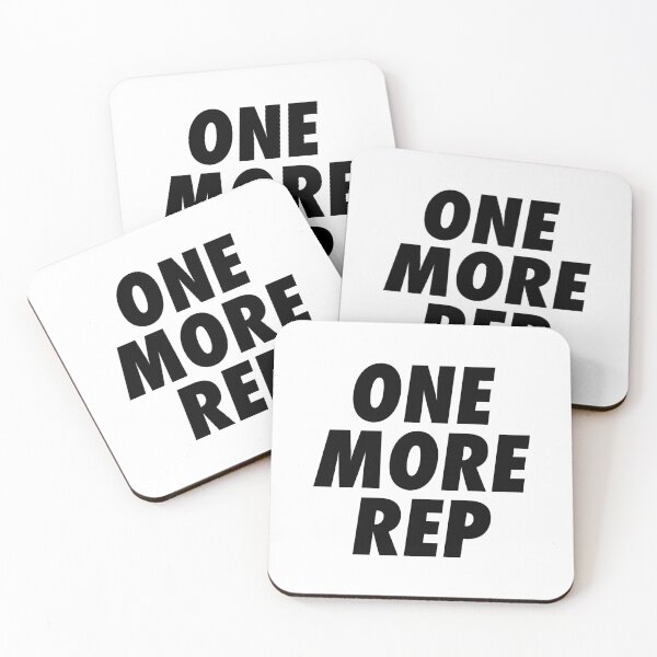 Item preview, One More Rep - Gym training motivation designed and sold by TeeMonsters.