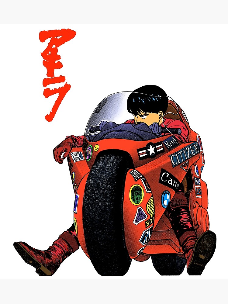 Póster kaneda pegatinas moto