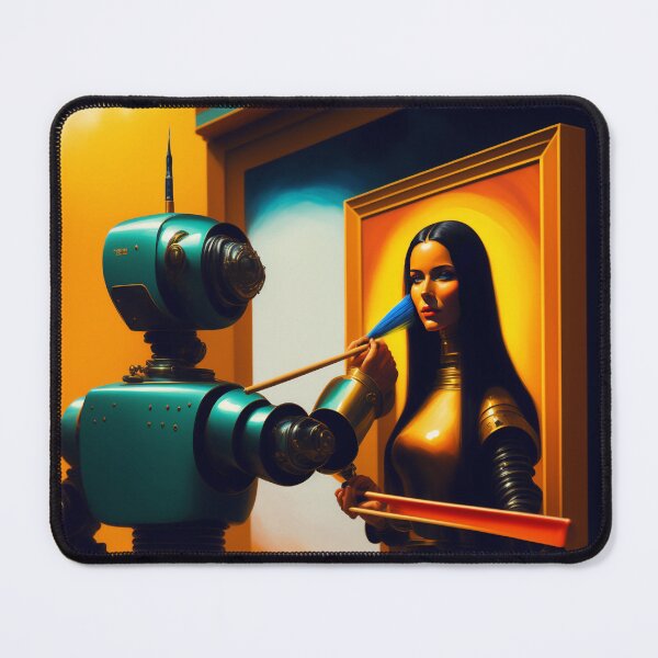 Item preview, Ai Generator - Robot Painting Artist designed and sold by DominicAi.