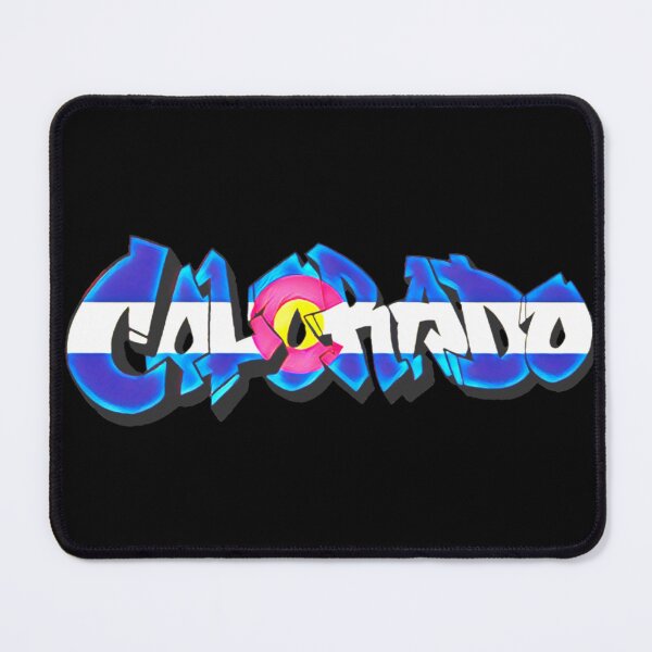 Item preview, Colorado art district Rino Colorado Flag Graffiti designed and sold by Dude Stuff.