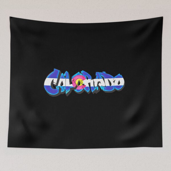 Item preview, Colorado art district Rino Colorado Flag Graffiti  designed and sold by Dude  Stuff.