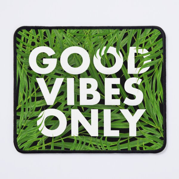 Item preview, 'Good Vibes Only' Positive, Palm tree leaves, Green, Home, Office, Living Room, Inspiration designed and sold by DailyDrive.