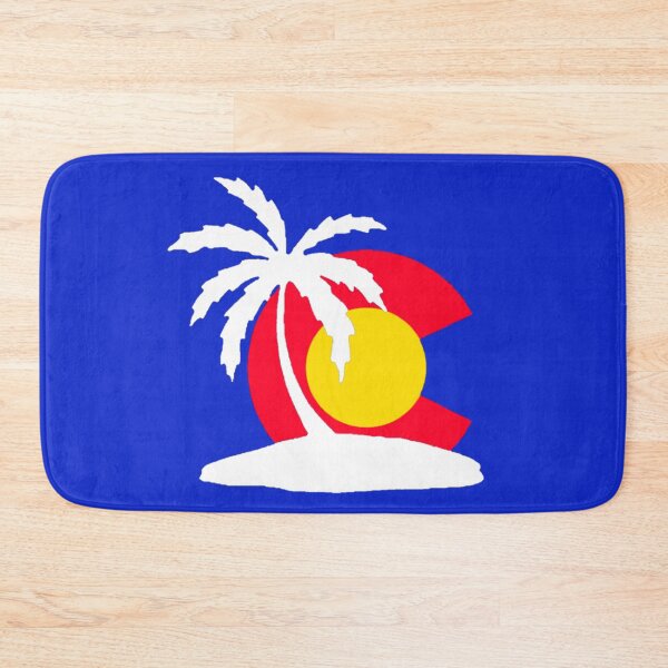 Item preview, Colorado Flag  Florida Palm Tree Sunset  designed and sold by Dude  Stuff.