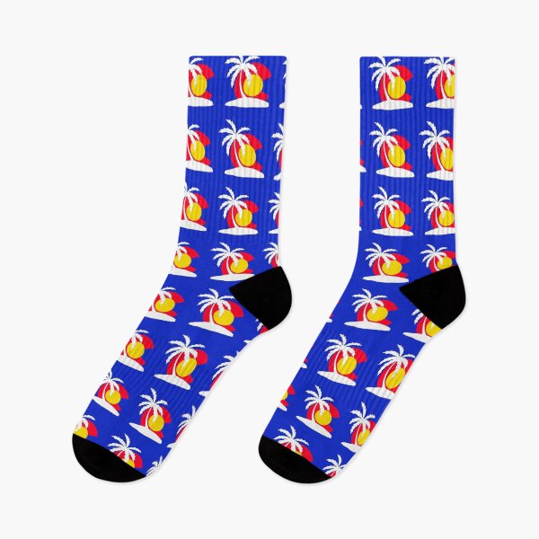 Item preview, Colorado Flag  Florida Palm Tree Sunset  designed and sold by Dude  Stuff.