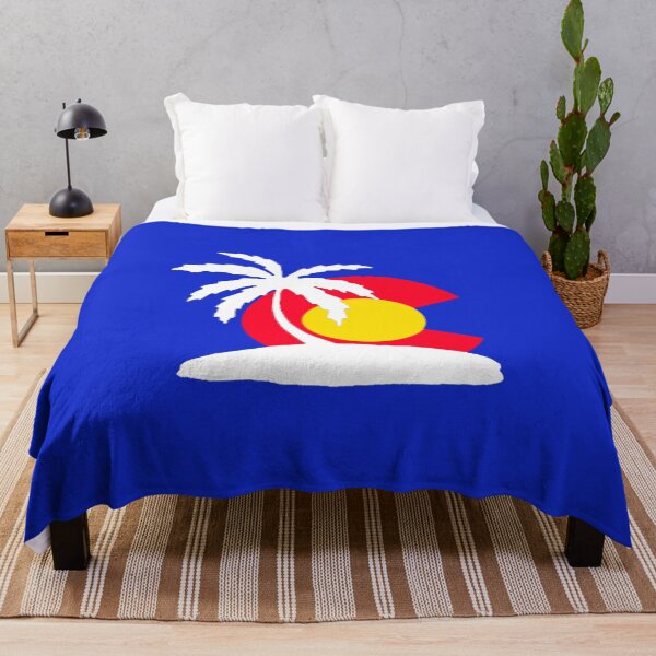 Item preview, Colorado Flag  Florida Palm Tree Sunset  designed and sold by Dude  Stuff.