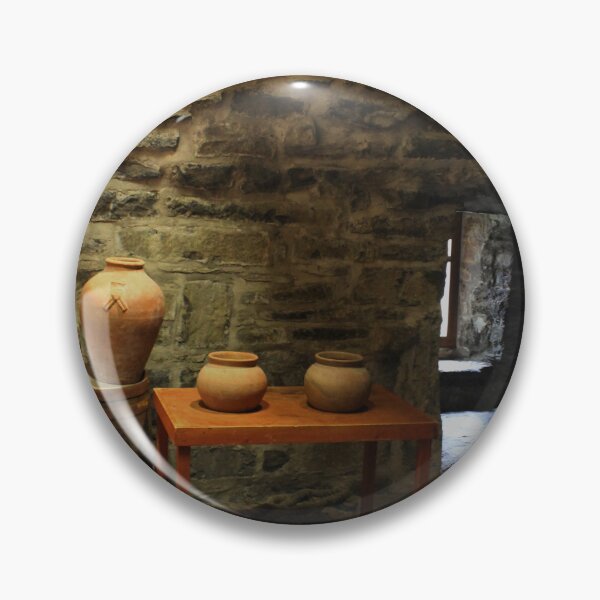 Item preview, Donegal Castle interior with barrels and pots designed and sold by eddiebarronshop.