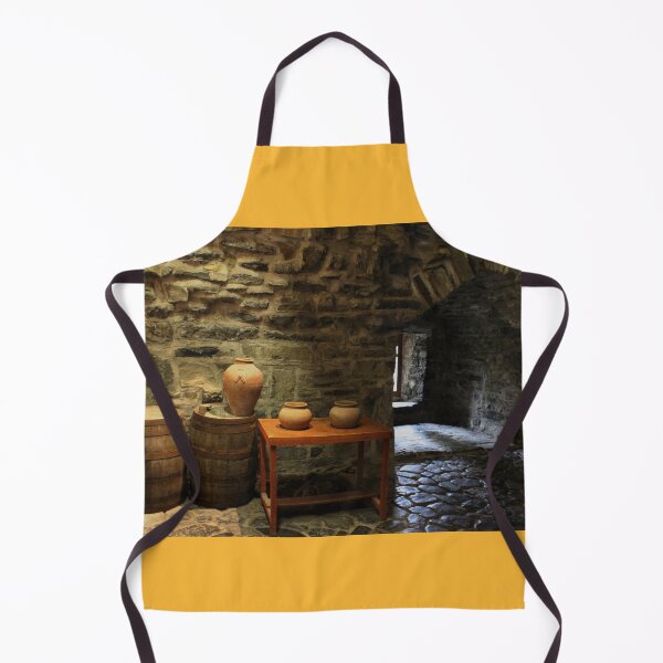 Item preview, Donegal Castle interior with barrels and pots designed and sold by eddiebarronshop.