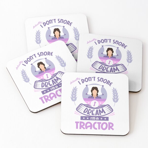 Item preview, Actually I Don't Snore I Dream I'm a Tractor designed and sold by Labradoodlesetc.