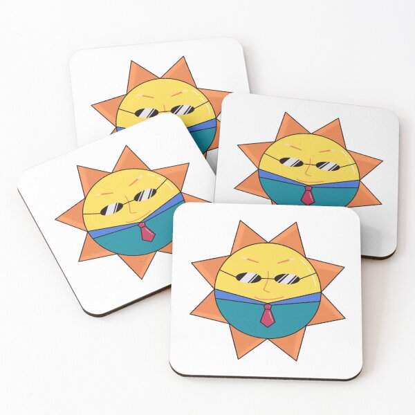 Item preview, A cartoon sun character in a cool look. designed and sold by SunSleepy.