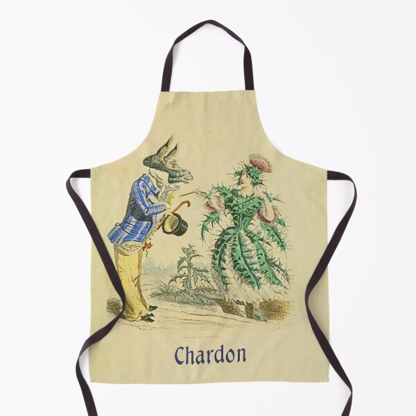 Item preview, Chardon Thistle with Donkey adapted from original by Parisian cartoonist J.J Grandville from his work Les Fleurs Animées (The Flowers Personified.)  designed and sold by Wabojeg.