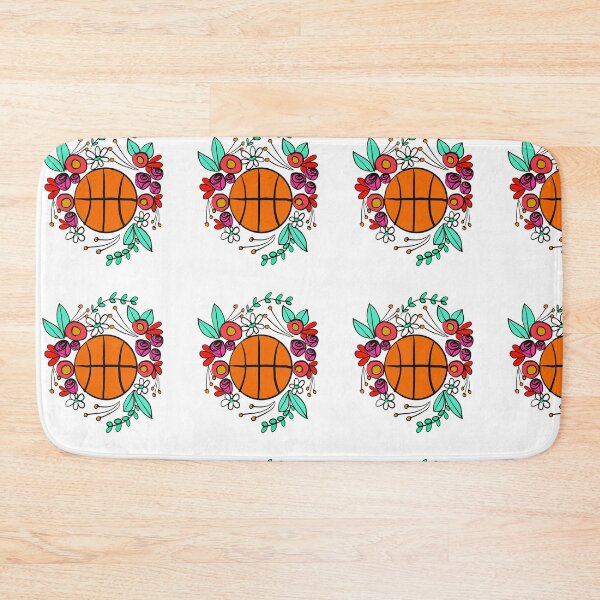Item preview, Floral basketball  designed and sold by desireeling.
