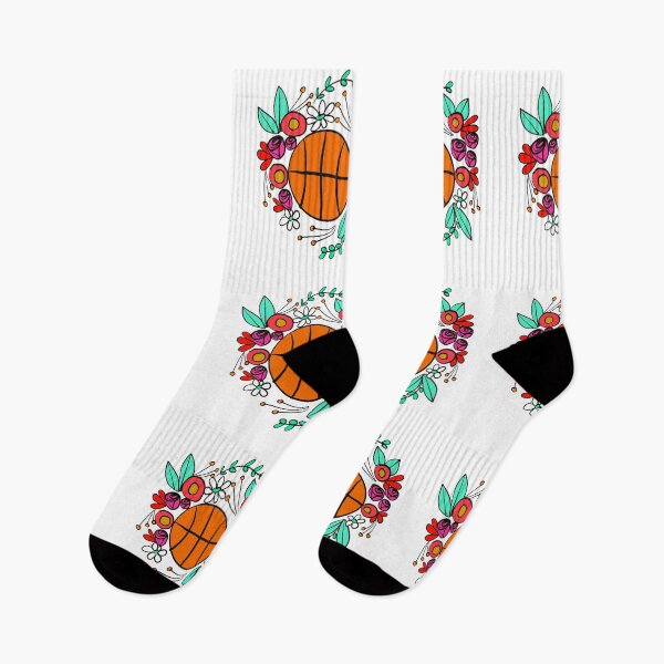Item preview, Floral basketball  designed and sold by desireeling.