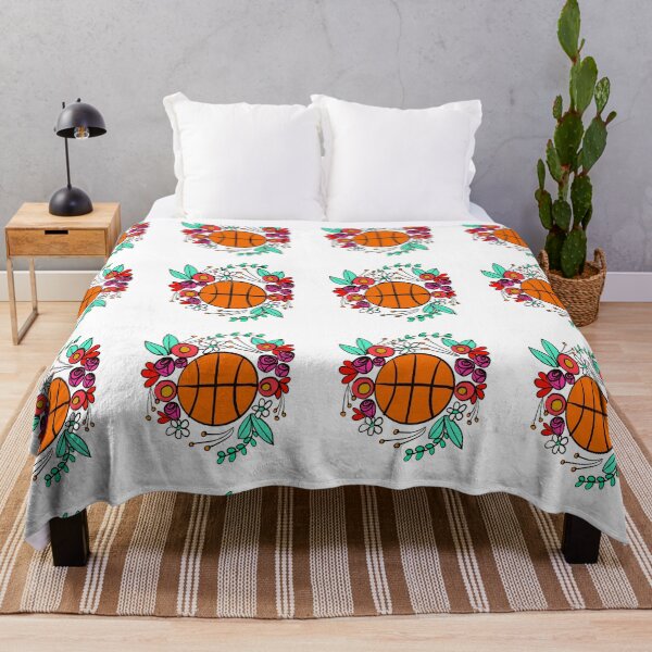 Item preview, Floral basketball  designed and sold by desireeling.