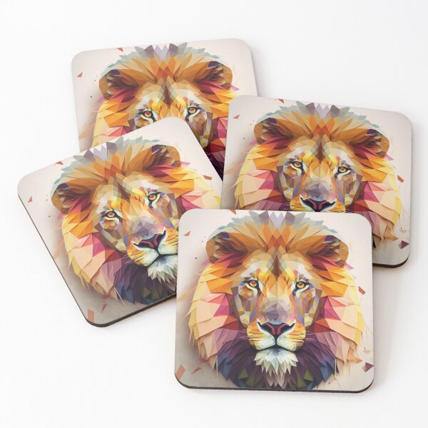 Item preview, Geometric King Lion designed and sold by AxeWave.