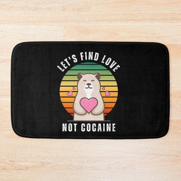 Item preview, Cocaine Bear Inspired Say NO to Drugs Prevent Drug Abuse Drugs Addiction Recovery Awareness Lets Find Love Not Cocaine designed and sold by PositiveVibes26.