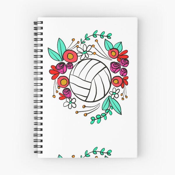 Item preview, Floral volleyball designed and sold by desireeling.