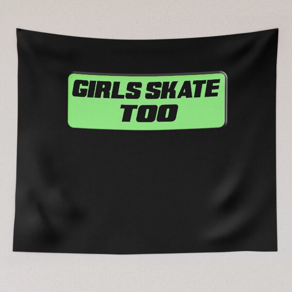 Item preview, Girls Skate too Design designed and sold by Apoldi Shop.