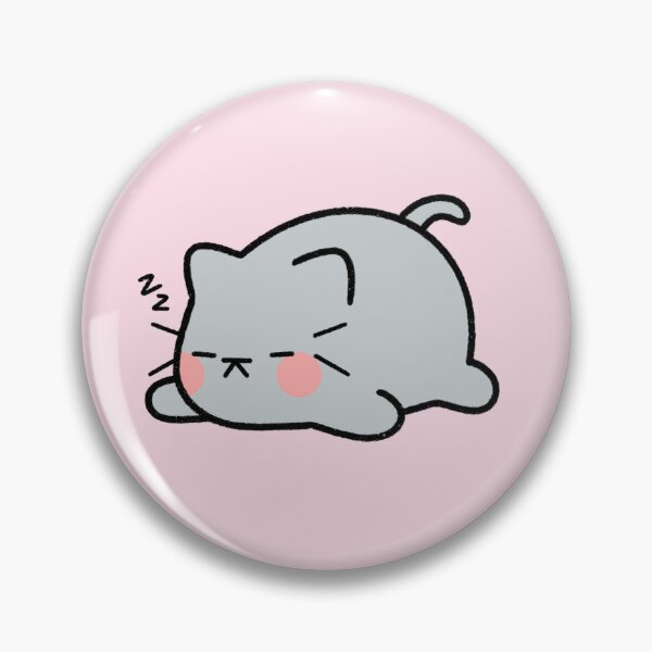 Item preview, Sleepy Grey Cat designed and sold by FreshPond.