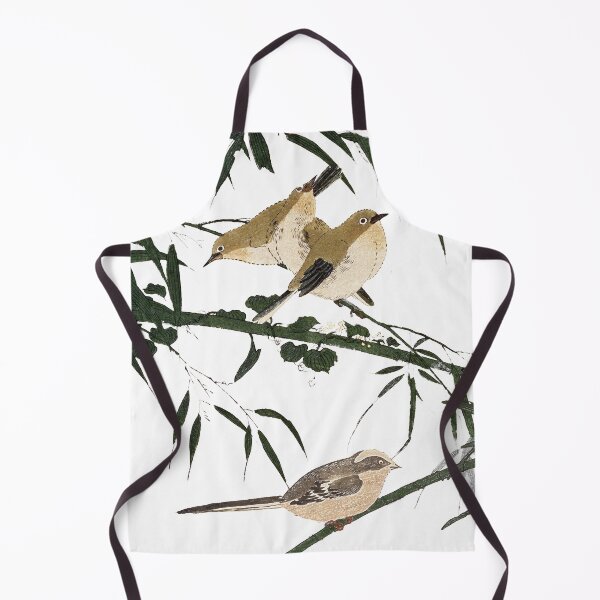 Item preview, Group of birds in tree (after Utamaro)  designed and sold by anni103.