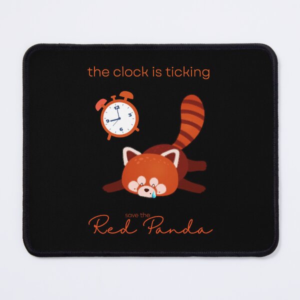 Item preview, Save The Red Panda The Clock Is Ticking iPhone Case designed and sold by MagicWolfStar.