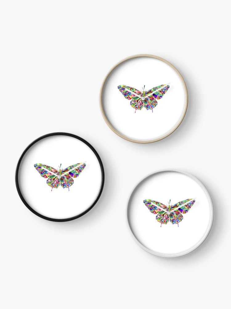 Thumbnail 3 of 4, Clock, Magic Butterfly designed and sold by Labagshops.