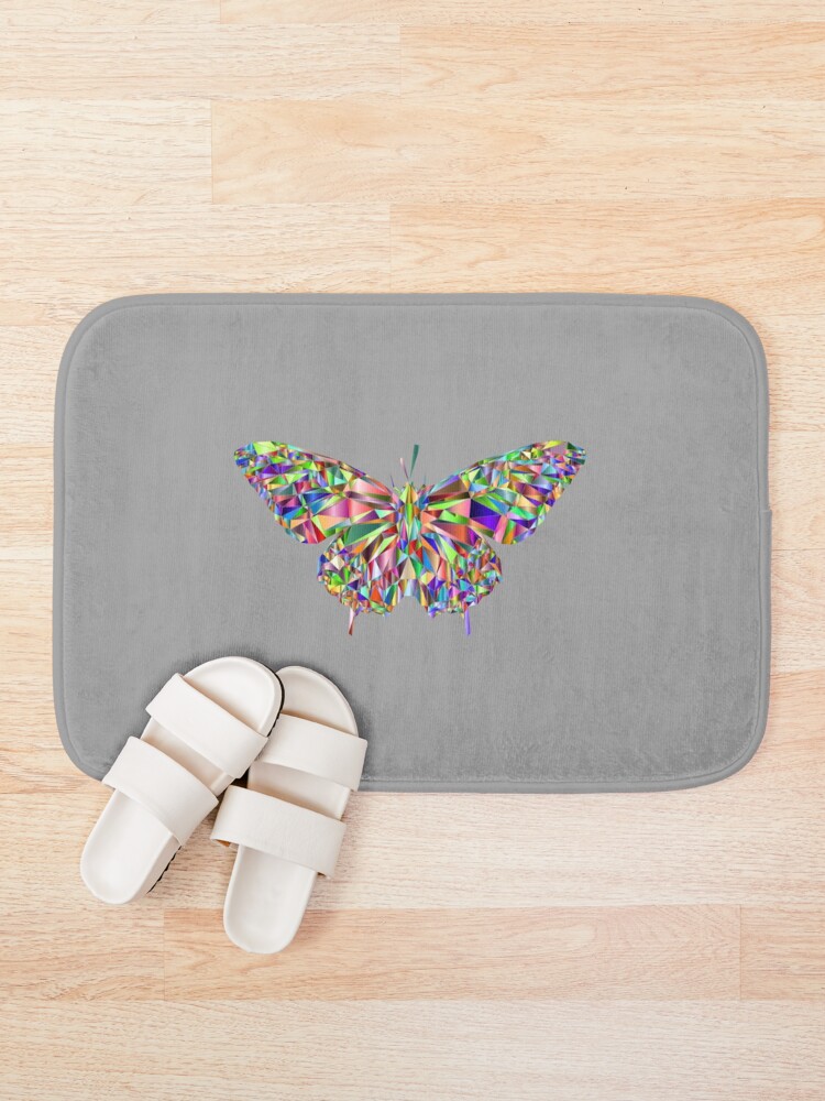 Thumbnail 1 of 6, Bath Mat, Magic Butterfly designed and sold by Labagshops.