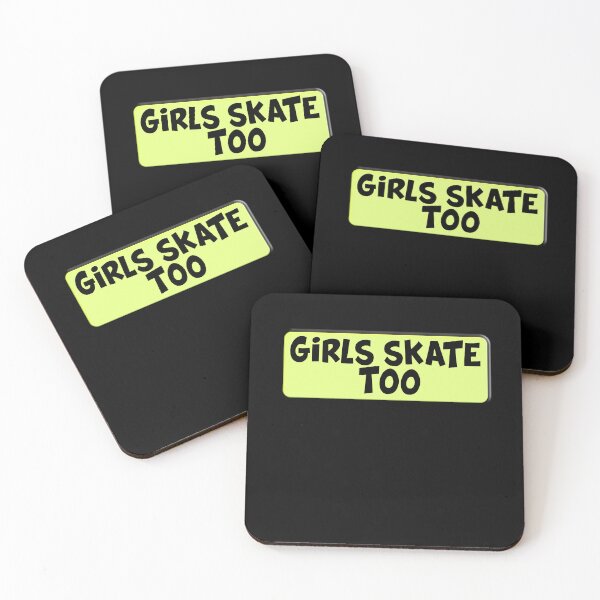 Item preview, Girls Skate too Design designed and sold by Apoldi Shop.