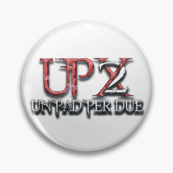 Item preview, UnPadPerDue logo White designed and sold by unpadperdue.