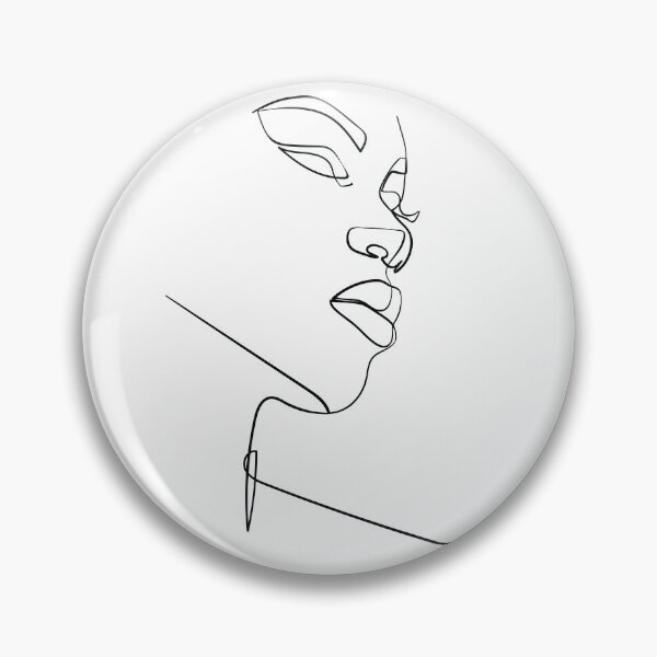 Item preview, Black Line Art , Woman Line Draw Illustration  designed and sold by Ireneart369.