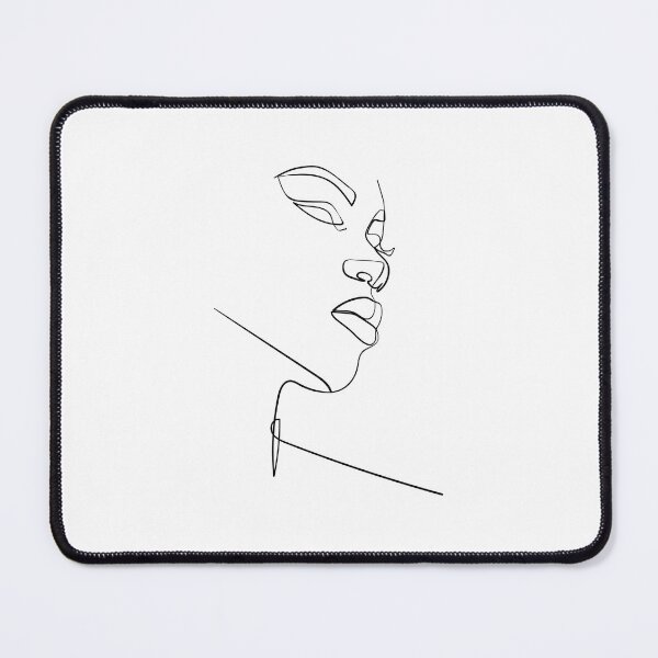 Item preview, Black Line Art , Woman Line Draw Illustration designed and sold by Ireneart369.