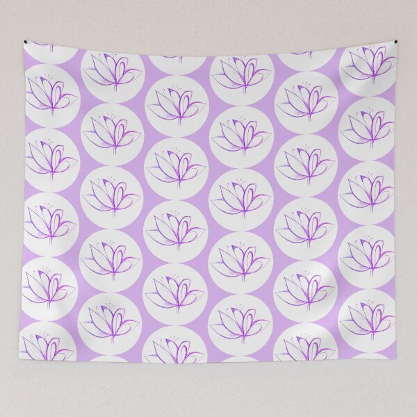 Item preview, Light purple color flower painting | Pen drawing flower designed and sold by lausn.