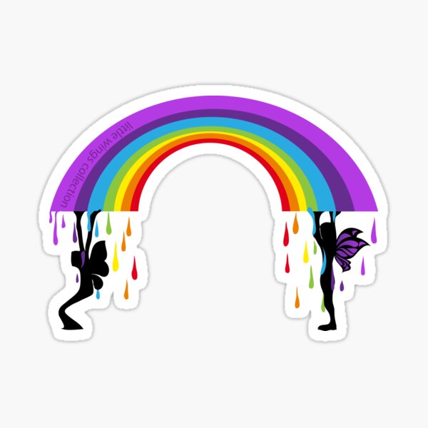 Raining Rainbows Sticker