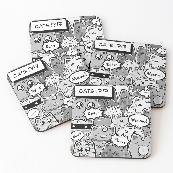 Item preview, Bunch of COMIC cats designed and sold by S1MoonKa.