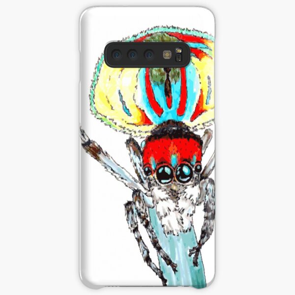 Peacock spider Maratus volans Samsung Galaxy Snap Case