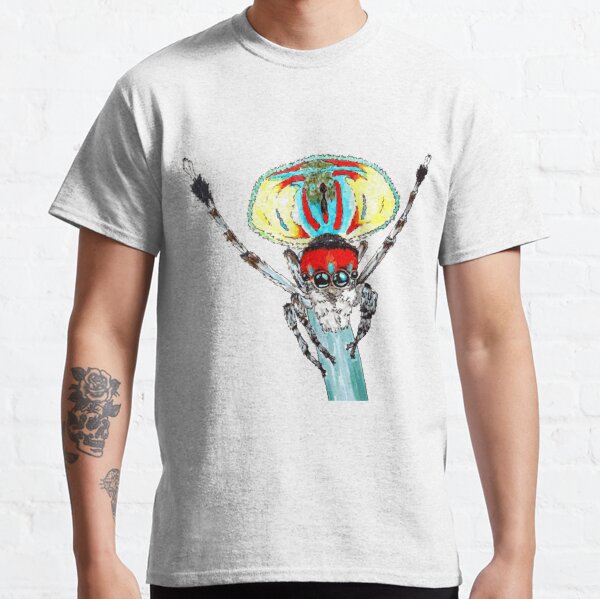 Peacock spider Maratus volans Classic T-Shirt