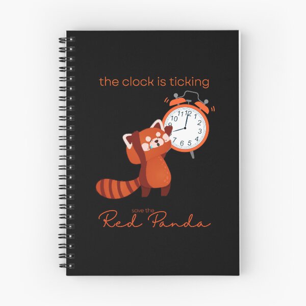 Item preview, The Red Panda The Clock Is Ticking Throw Pillow designed and sold by MagicWolfStar.