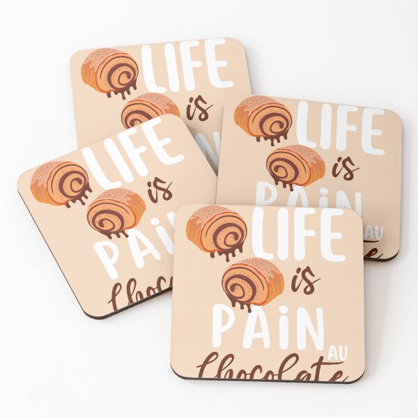 Item preview, Life is Pain au Chocolate designed and sold by aoichan3939.
