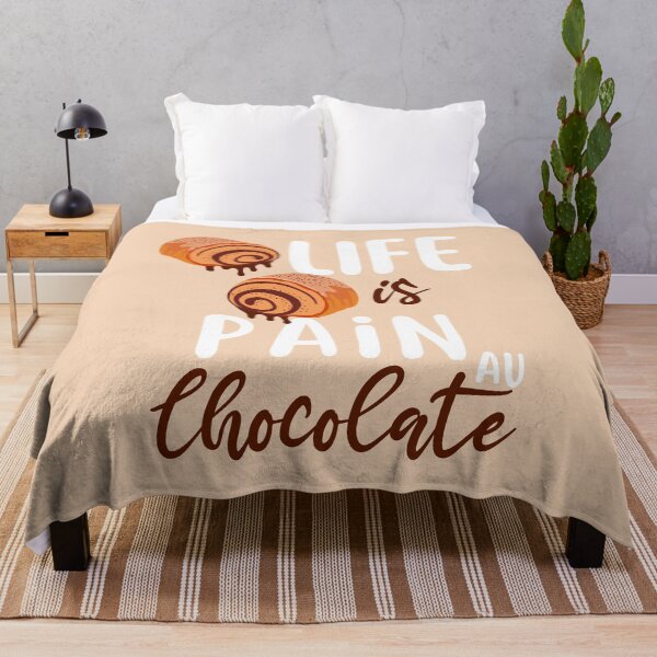 Item preview, Life is Pain au Chocolate designed and sold by aoichan3939.
