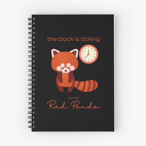 Item preview, The Red Panda The Clock Is Ticking Scarf designed and sold by MagicWolfStar.