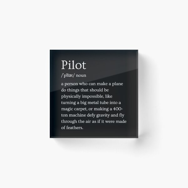 Item preview, Pilot Definition designed and sold by SpicyAviator.