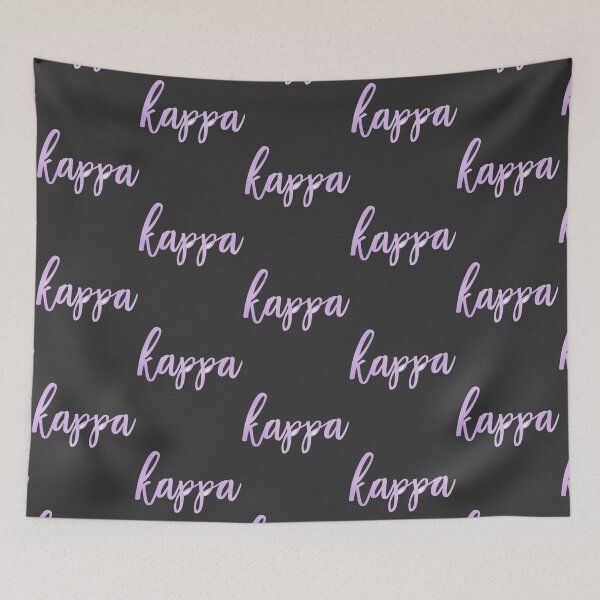 Item preview, kappa scripted watercolor purple     designed and sold by LaughtonGBA.