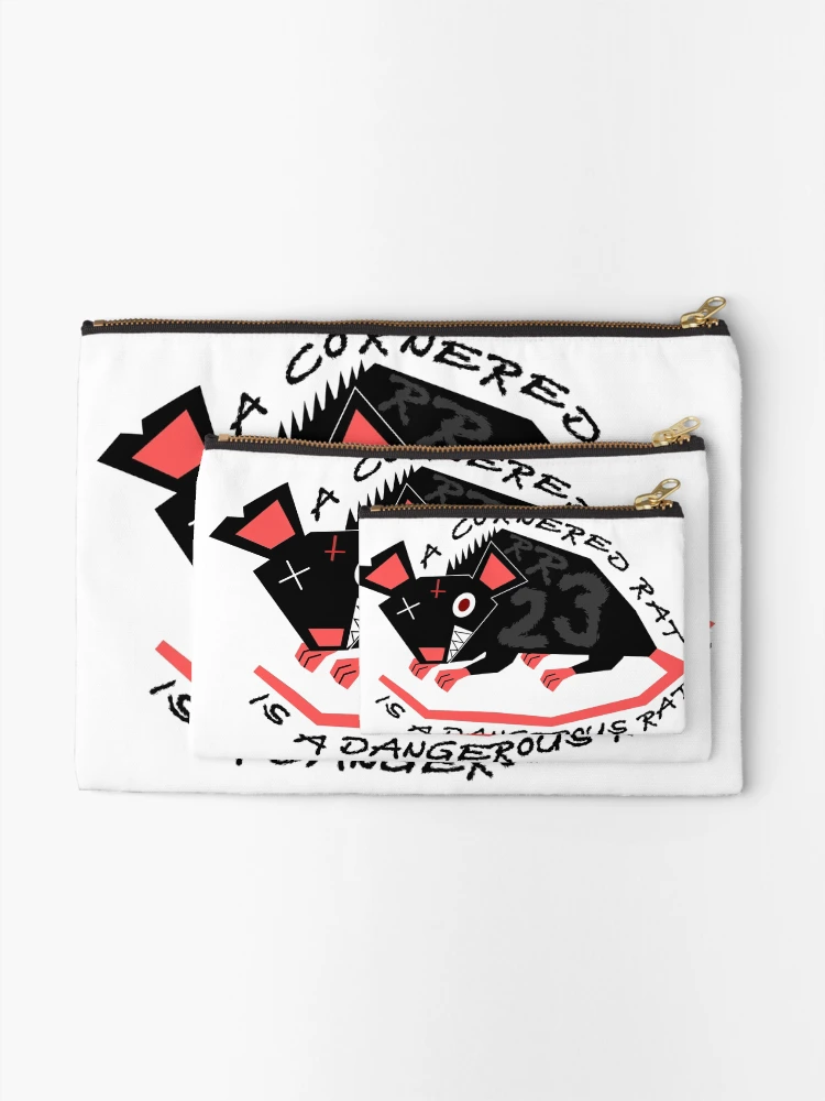 Thumbnail 2 of 4, Zipper Pouch, Ratty Rage Rot designed and sold by RagingRat23.
